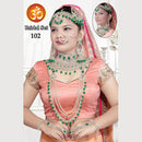 SNERA Gold Plated Kundan Stone Bridal Set