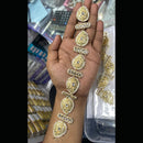 SNERA Gold Plated Kundan & Pearl  Sheeshphool / Headband For Women - 11151051