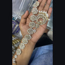 SNERA Gold Plated Kundan & Pearl  Sheeshphool / Headband For Women - 11151062