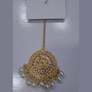 SNERA Gold Plated Kundan Stone & Pearl  Maang Tikka