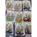 SNERA Gold Plated designer Kundan Stone Dangler Earrings