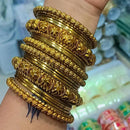 SNERA Gold  Plated Bangle Set