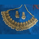 SNERA Gold Plated Beads Choker Necklace Set