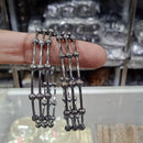 SNERA Black & Gold Plated Bangle Set