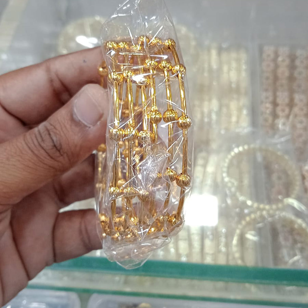 SNERA Black & Gold Plated Bangle Set