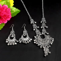 Sanjana Jewellers Oxidised Necklace Set