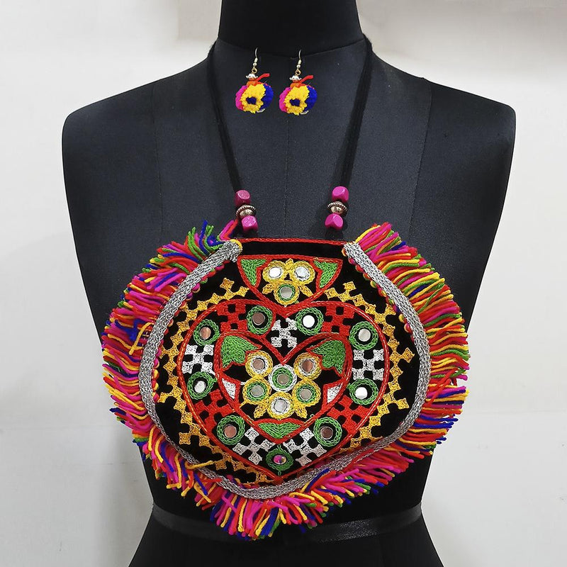 Embroidery hot sale thread necklace