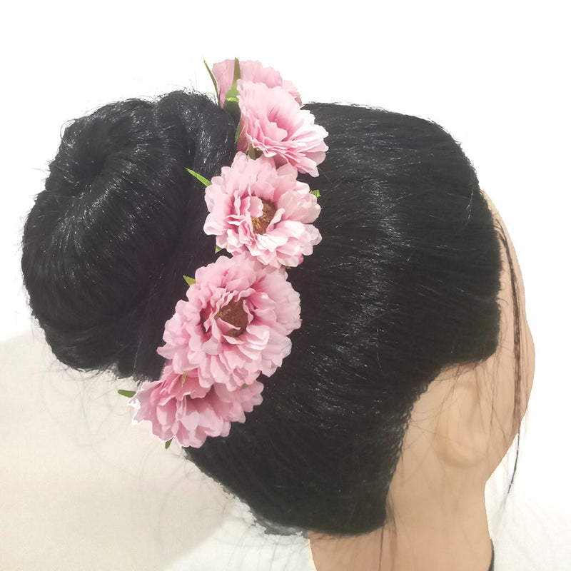 Kavyas Kreation Designer Floral Hair Brooch - 11191014PK