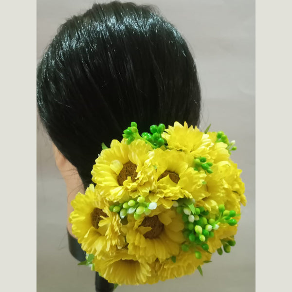 Kavyas Kreation Designer Floral Hair Brooch