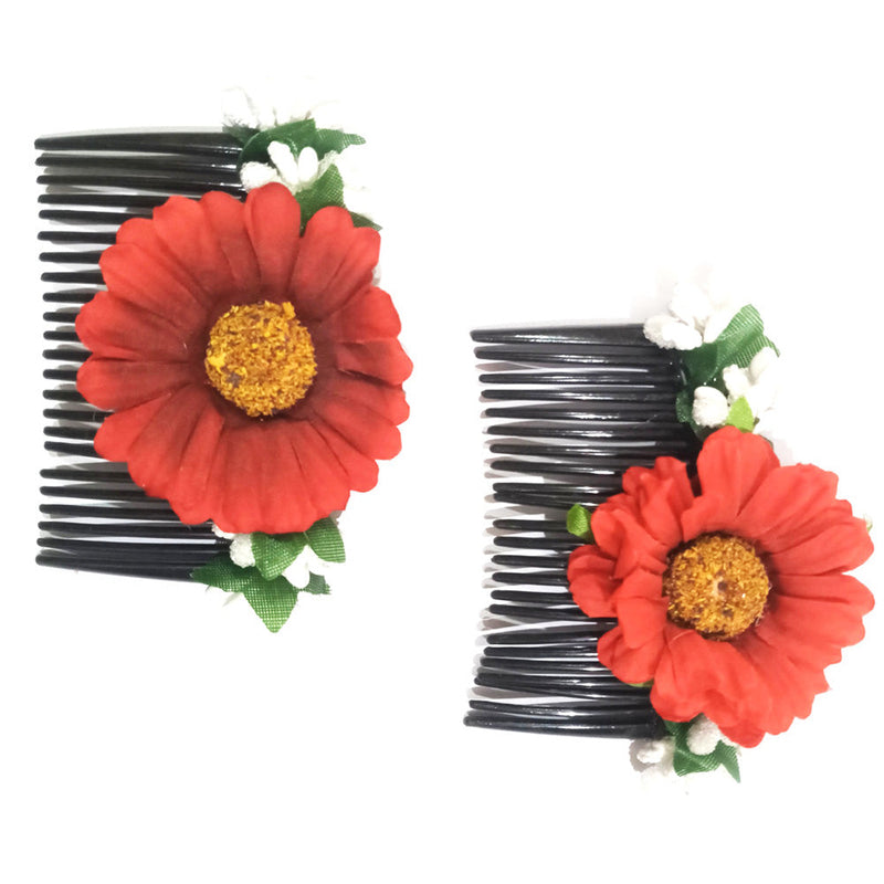 Kavyas Kreation Floral Hair Brooch