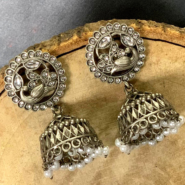 Deep Enterprises Gold Plated Jhumki Earrings