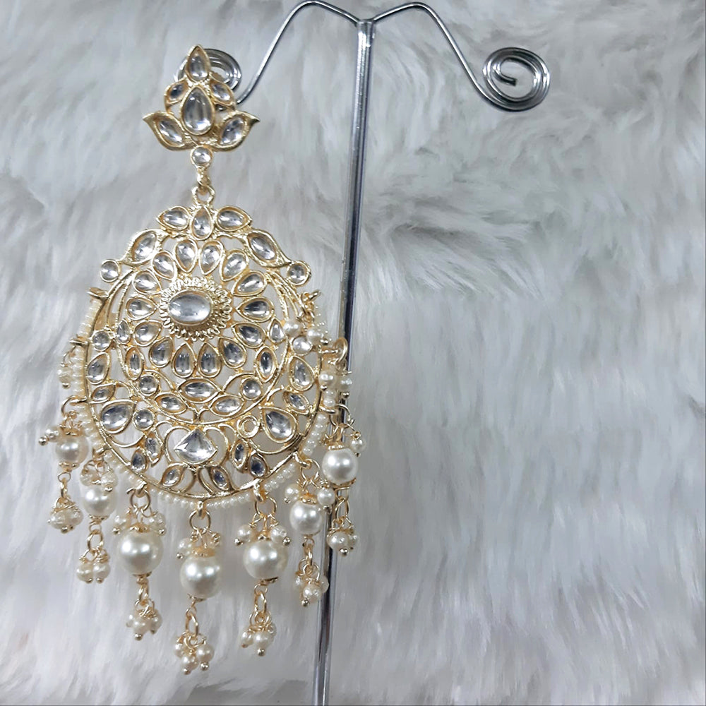 Deep Enterprises Gold Plated Dangler Earrings