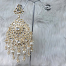 Deep Enterprises Gold Plated Dangler Earrings
