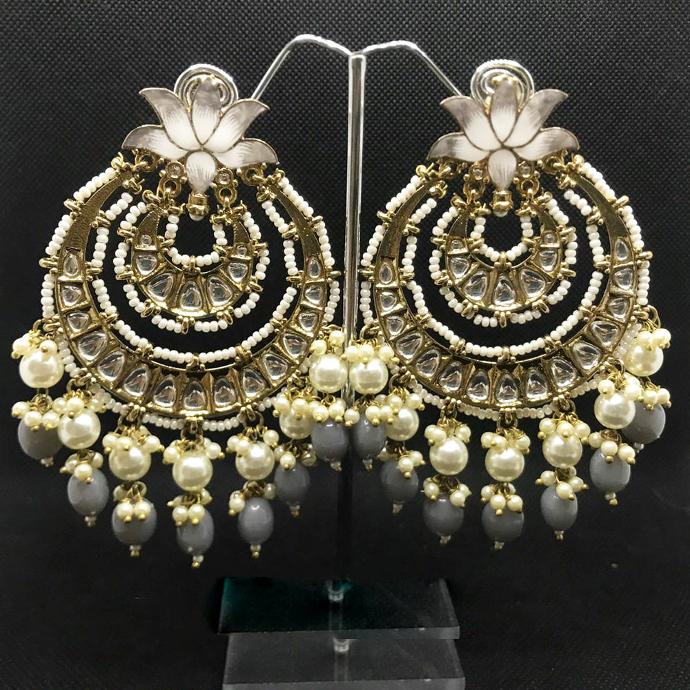 Deep Enterprises Gold Plated Dangler Earrings