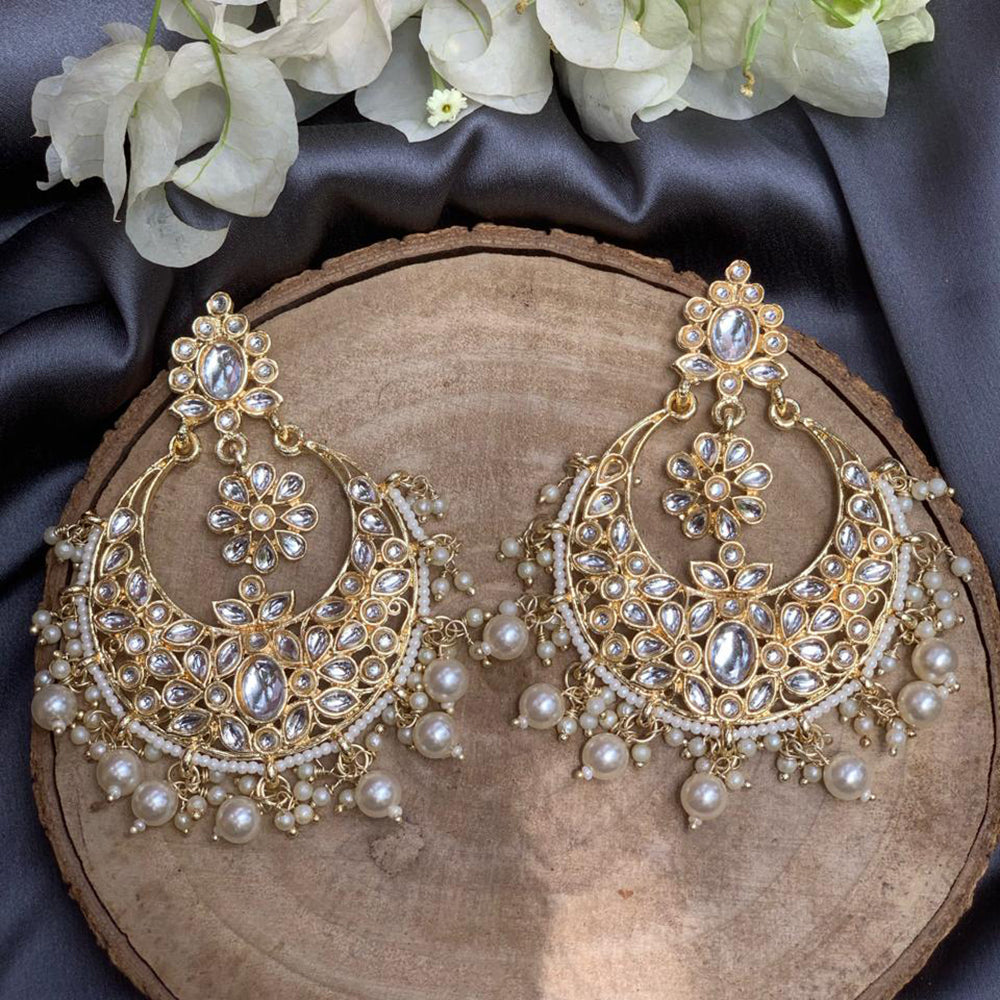 Deep Enterprises Gold Plated Dangler Earrings