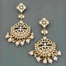 Deep Enterprises Gold Plated Dangler Earrings (Assorted Colors}
