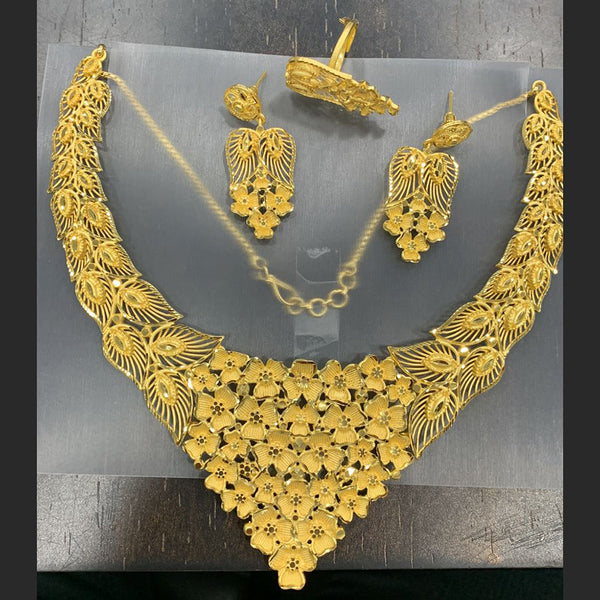 Buy 22Kt Simple Antique Lakshmi Kasu Necklace Gold 123VG7616 Online from  Vaibhav Jewellers