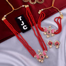 Everlasting Quality Jewels Meenakari & Austrian Stone Double Necklace Set