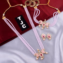 Everlasting Quality Jewels Meenakari & Austrian Stone Double Necklace Set