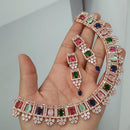 Everlasting Quality Jewels AD Stone Choker Necklace Set