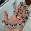 Everlasting Quality Jewels AD Stone Choker Necklace Set