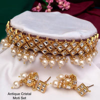 Everlasting Quality Jewels Crystal Stone Choker Necklace Set