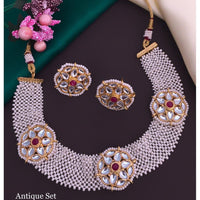 Everlasting Quality Jewels Kundan Stone Choker Necklace Set