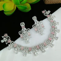 Everlasting Quality Jewels AD Stone Choker Necklace Set