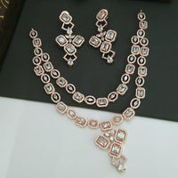 Everlasting Quality Jewels AD Stone Choker Necklace Set