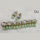 Everlasting Quality Jewels Kundan Stone & Beads Choker Necklace Set