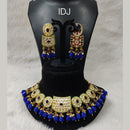 Everlasting Quality Jewels Kundan Stone & Beads Choker Necklace Set