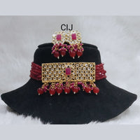 Everlasting Quality Jewels Kundan Stone Choker Necklace Set