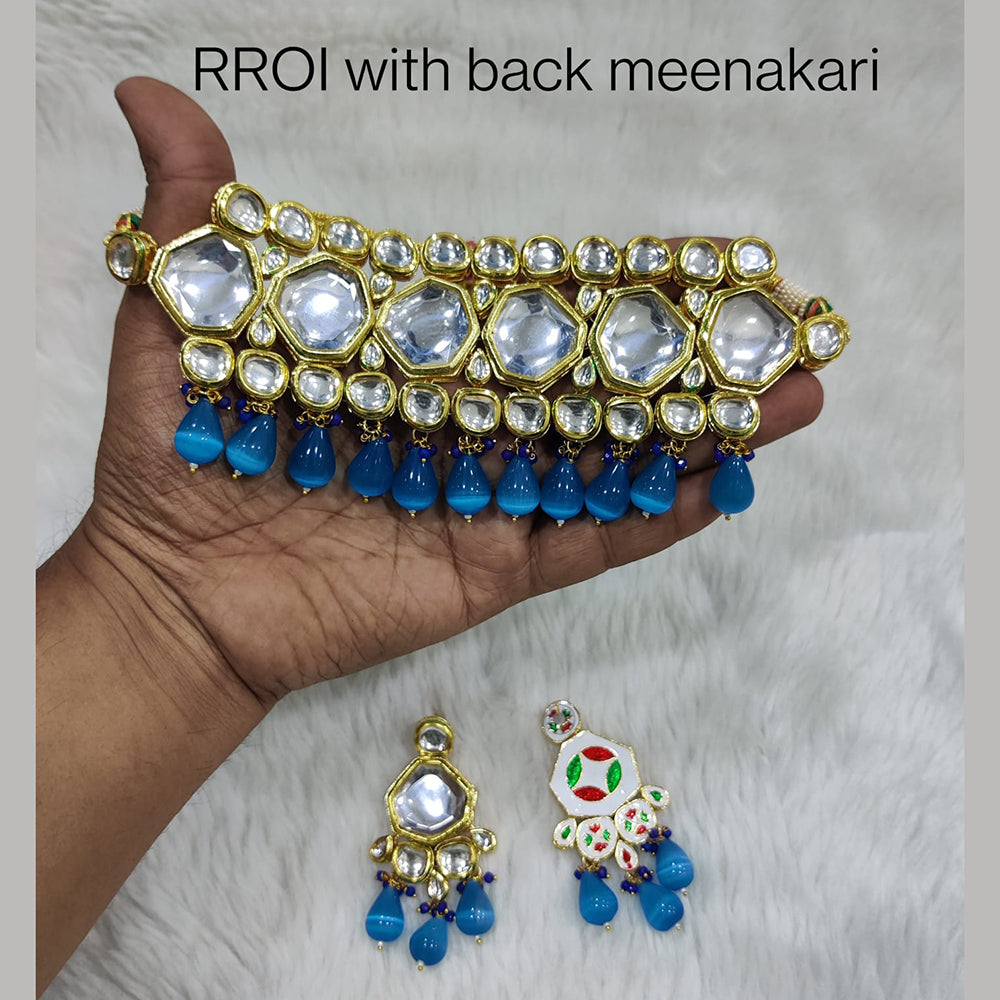 Everlasting Quality Jewels Kundan Stone Choker Necklace Set