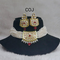 Everlasting Quality Jewels Kundan Stone Choker Necklace Set