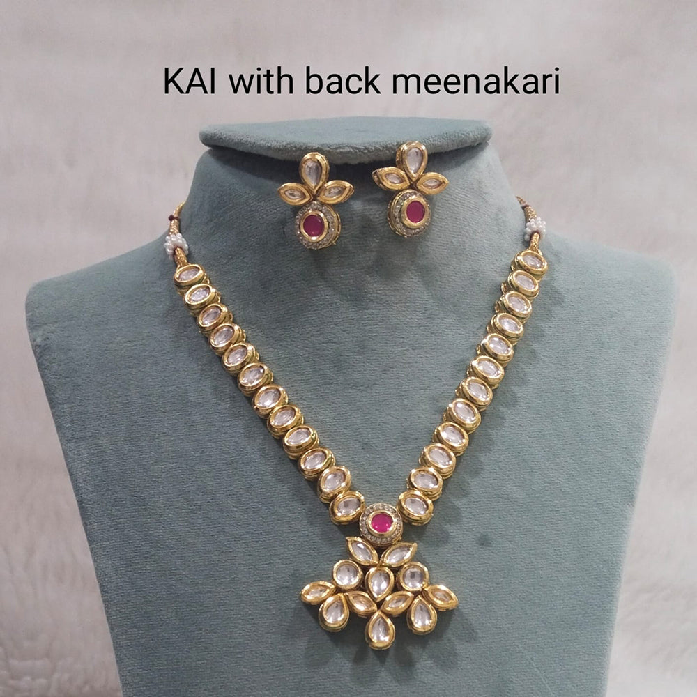 Everlasting Quality Jewels Kundan Stone Choker Necklace Set