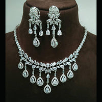 Everlasting Quality Jewels AD Stone Choker Necklace Set