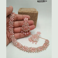 Everlasting Quality Jewels AD Stone Choker Necklace Set