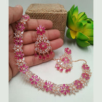 Everlasting Quality Jewels AD Stone Choker Necklace Set