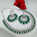 Everlasting Quality Jewels AD Stone Choker Necklace Set