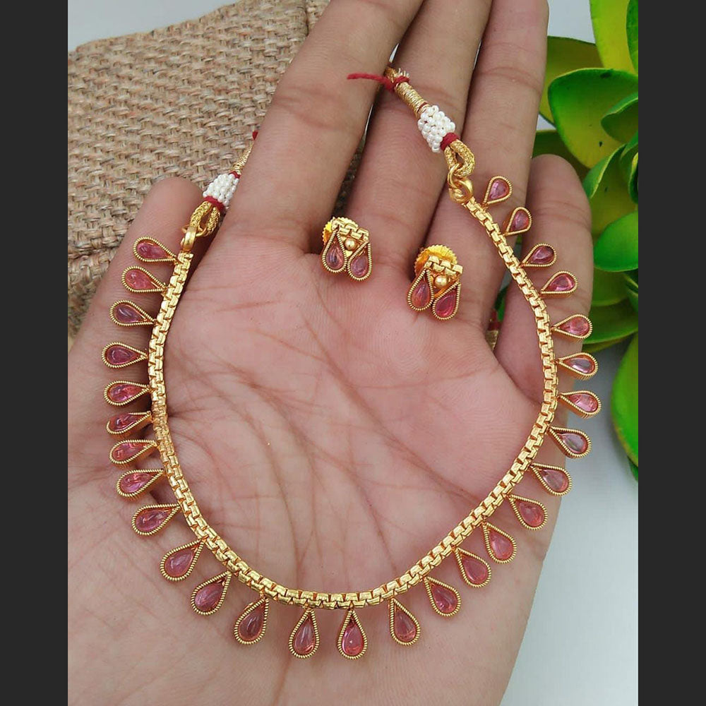 Everlasting Quality Jewels Pota Choker Necklace Set