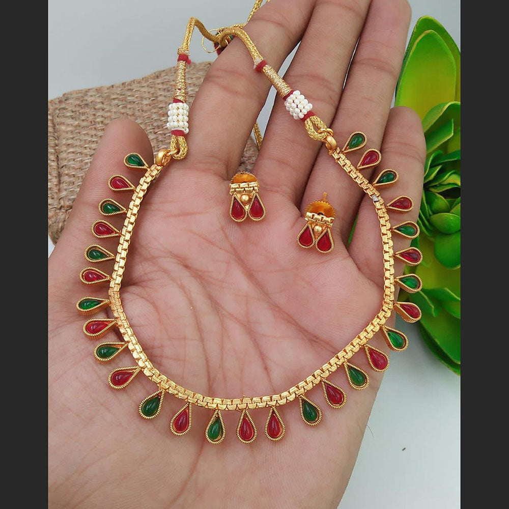 Everlasting Quality Jewels Pota Choker Necklace Set