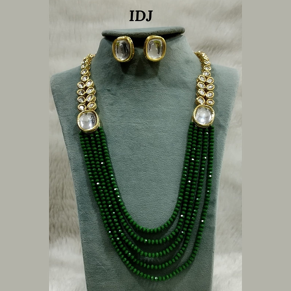 Everlasting Quality Jewels Kundan Stone Haram Necklace Set