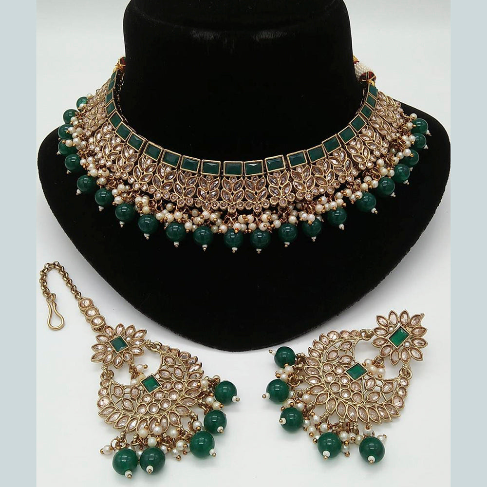 Everlasting Quality Jewels Kundan Stone Choker Necklace Set