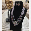 Everlasting Quality Jewels Crystal Stone Haram Necklace Set