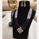 Everlasting Quality Jewels Crystal Stone Haram Necklace Set
