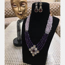 Everlasting Quality Jewels Crystal Stone Haram Necklace Set