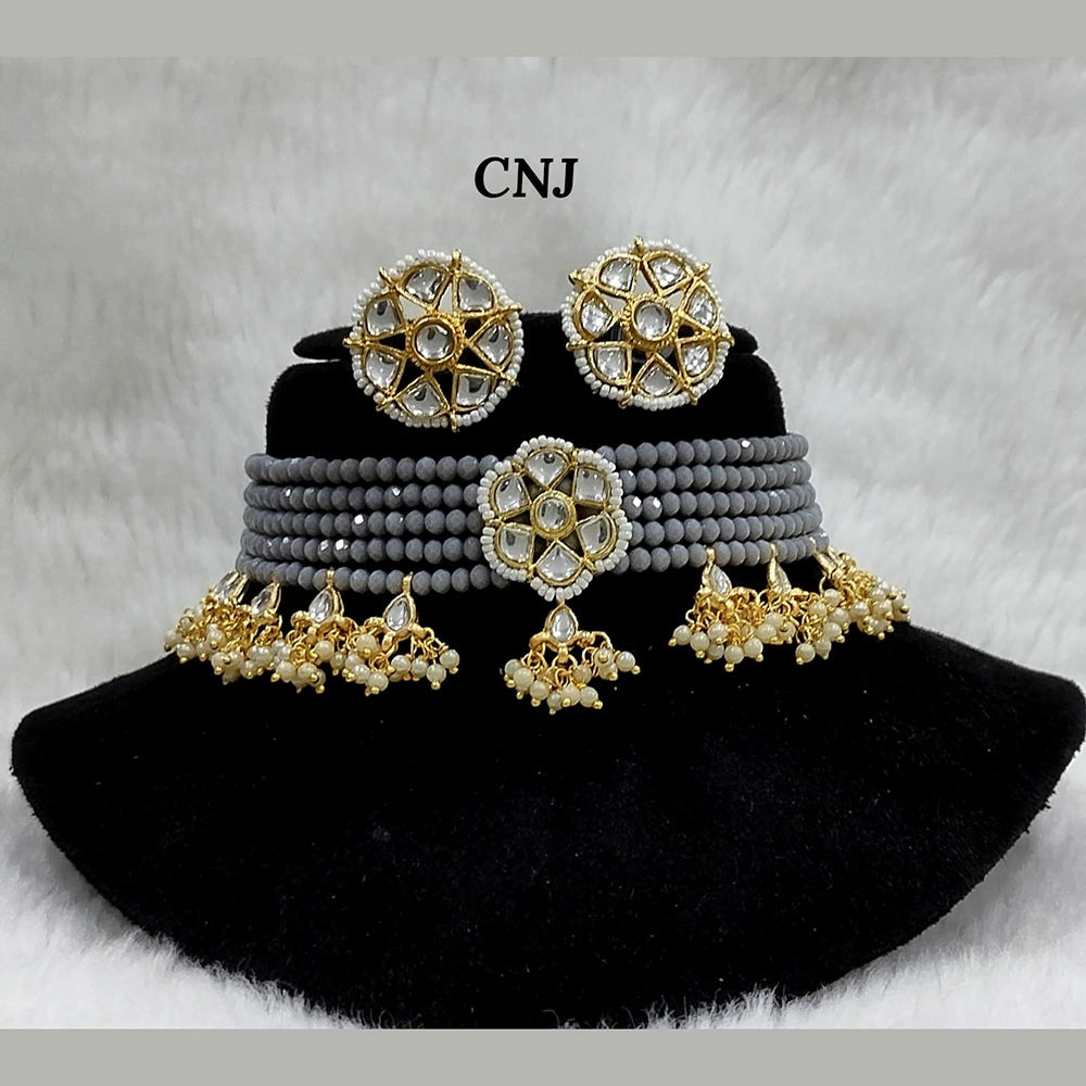 Everlasting Quality Jewels Kundan Stone Choker Necklace Set