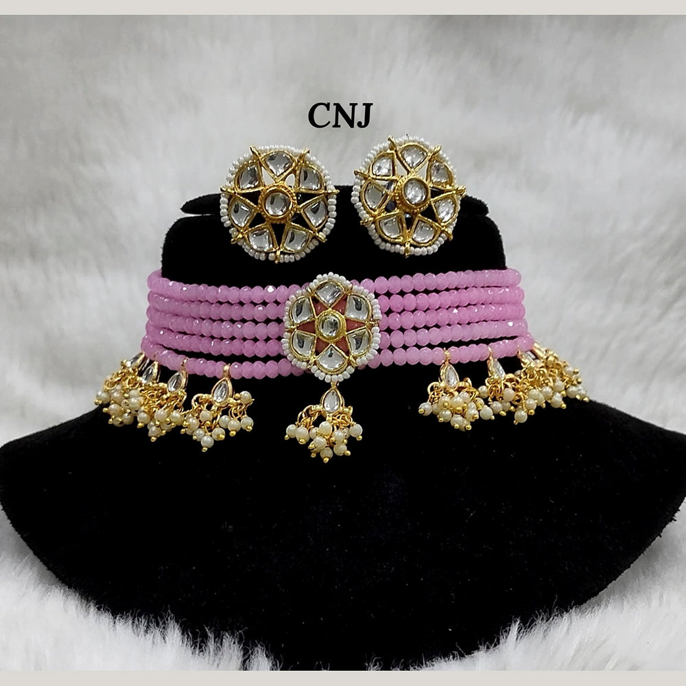 Everlasting Quality Jewels Kundan Stone Choker Necklace Set