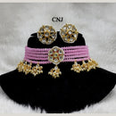 Everlasting Quality Jewels Kundan Stone Choker Necklace Set
