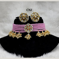 Everlasting Quality Jewels Kundan Stone Choker Necklace Set